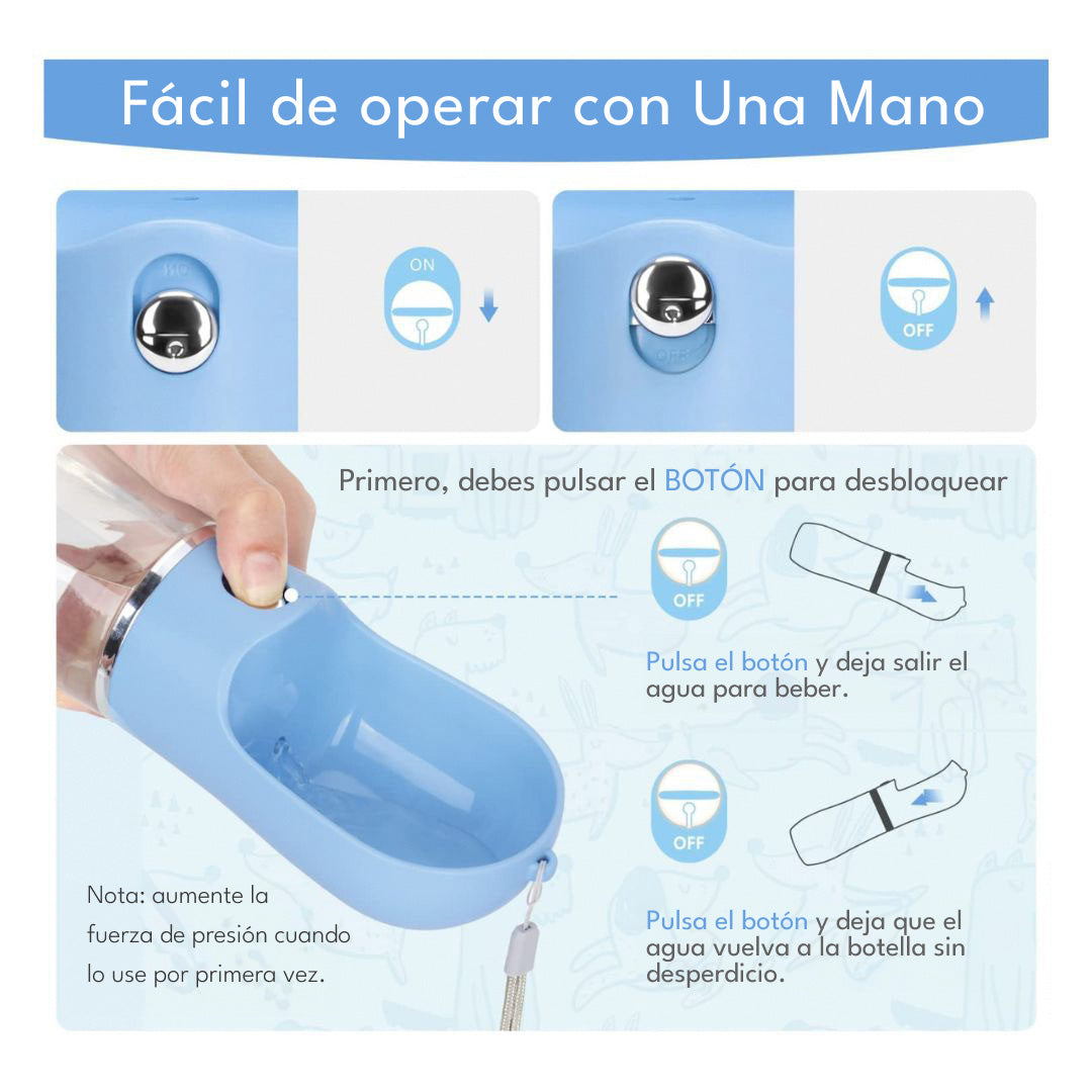 Dispensador Agua Mascotas Pro Outdoor