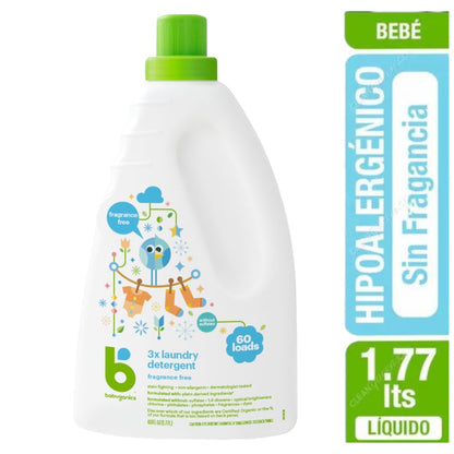 Pack 4 Detergente Hipoalergénico 1.77 L.